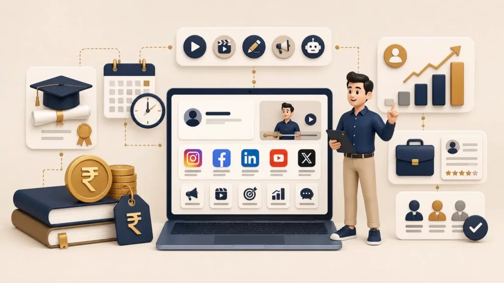 Social Media Marketing Course Fees in India
